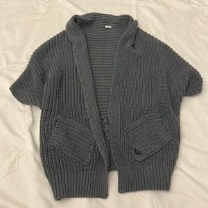 Roxy short sleeve knitted cardigan